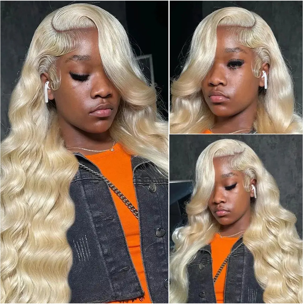 Perruque blonde 613, 13x4, ave - 613 Blonde Body Wave Lace Front Wig avis et prix