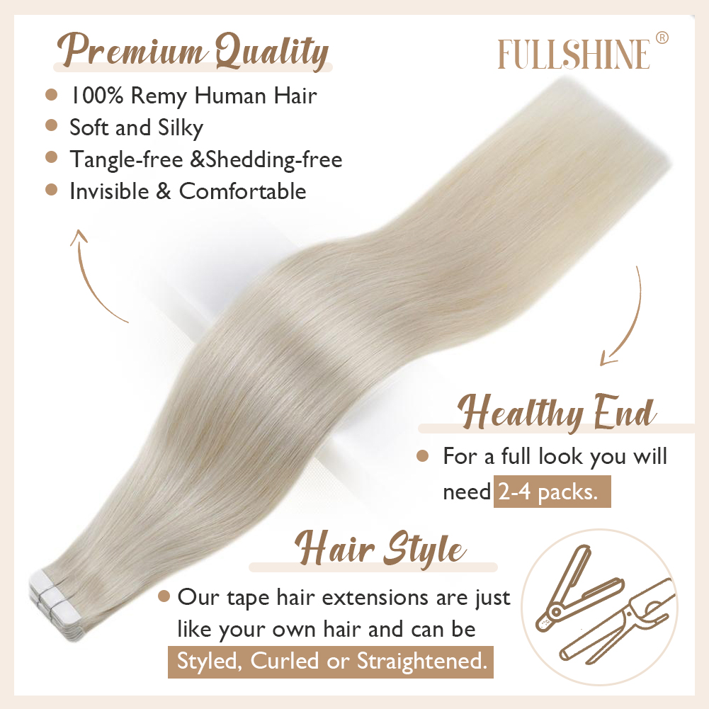 Extensions de cheveux 100% nat - Invisible Tape In Extensions Real Hair avis et prix