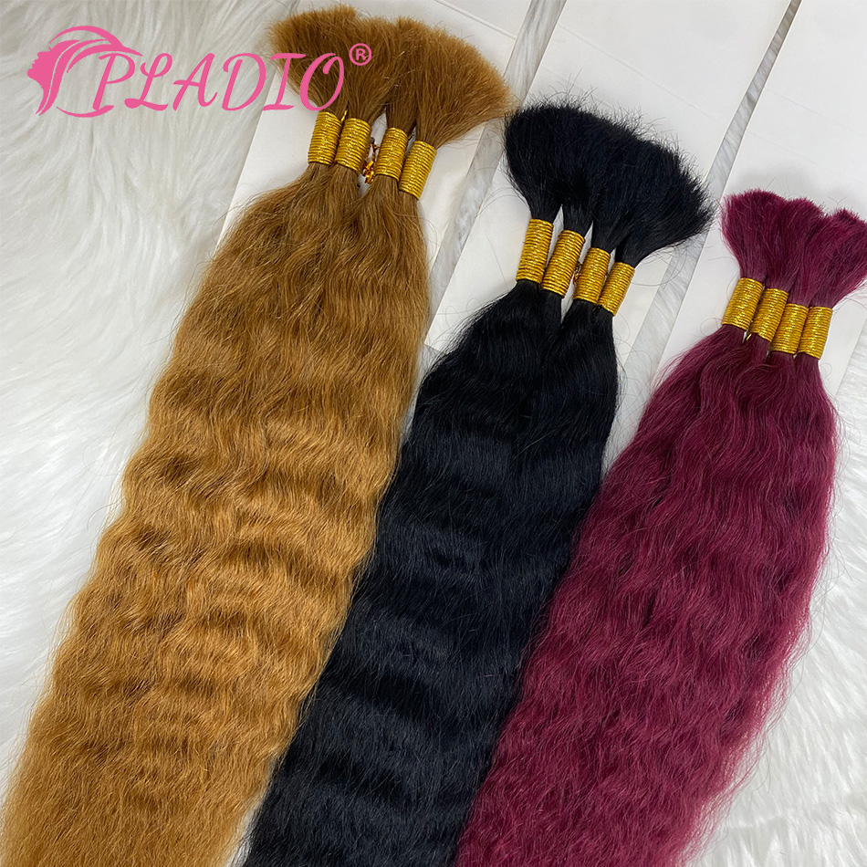 Extensions de cheveux humains  - Water Wave Bulk Human Hair For Braiding avis et prix