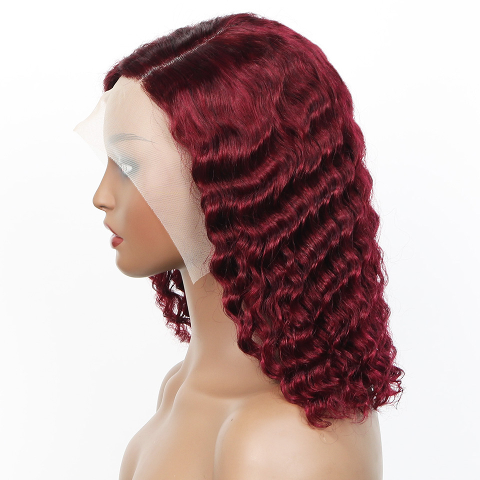 Perruque Bob Courte Ondulée Bo - Glueless Wear And Go Human Hair Wig avis et prix