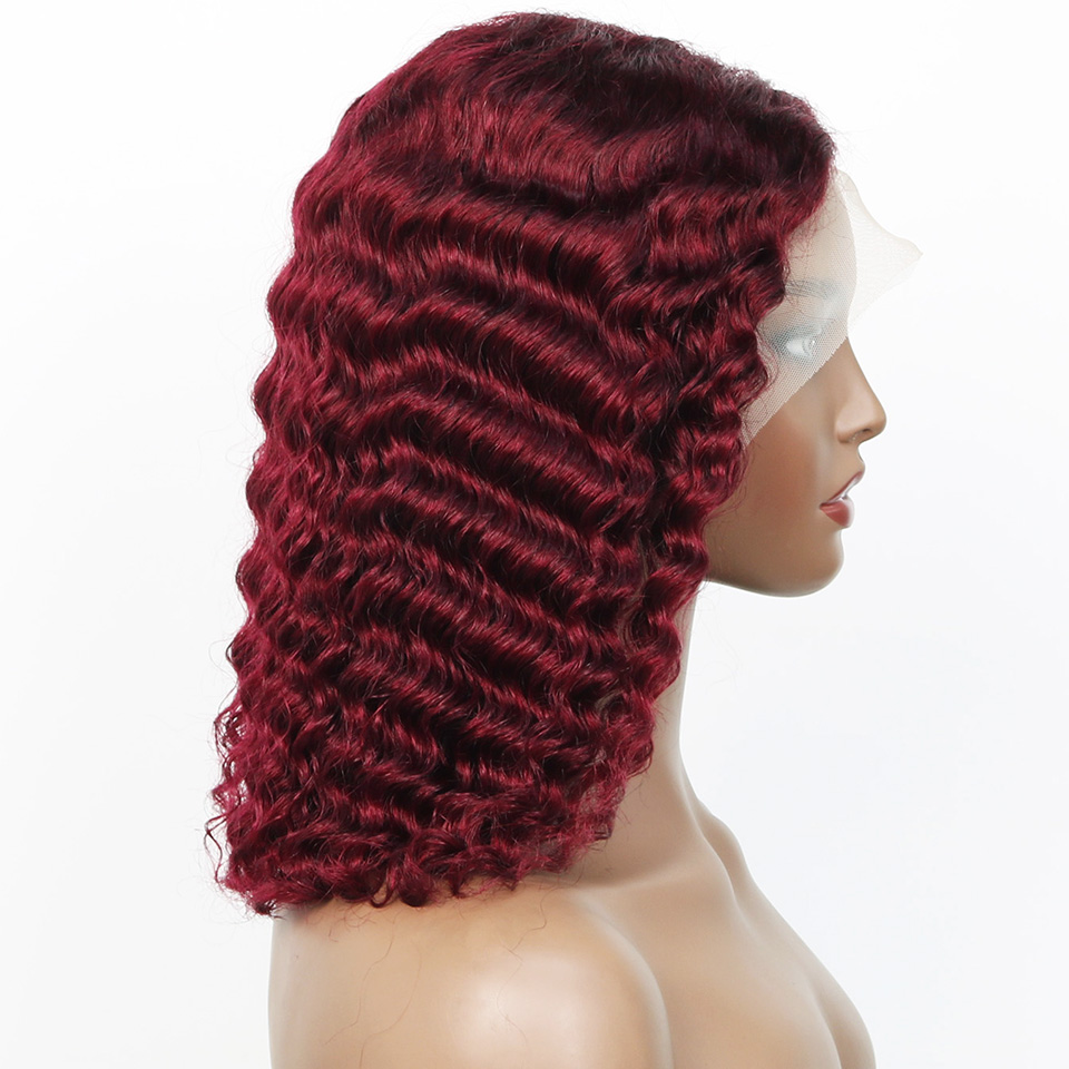 Perruque Bob Courte Ondulée Bo - Glueless Wear And Go Human Hair Wig avis et prix