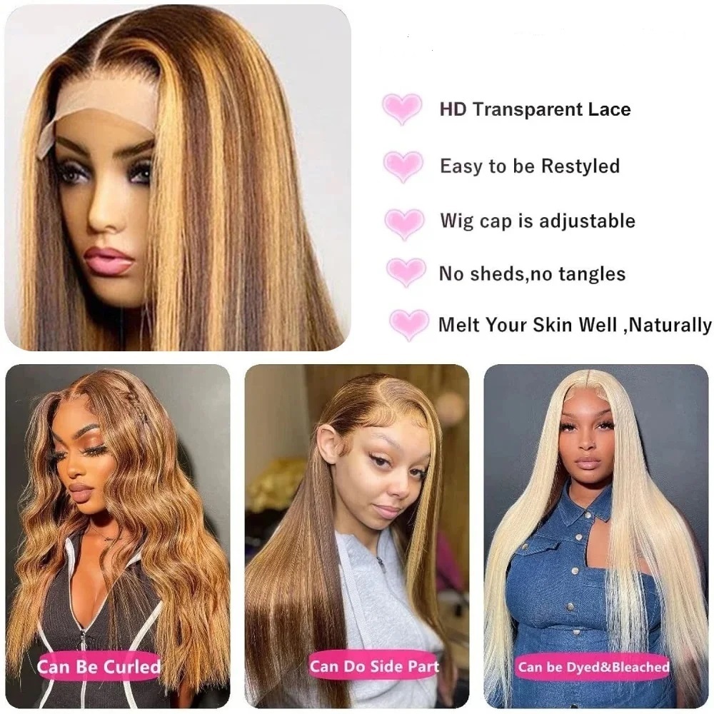 Perruques de cheveux humains l - Hd Lace Frontal Wig Human Hair Pre Plucked avis et prix